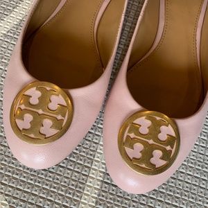 Tory Burch Ballerina Flats, 7.5, Pink